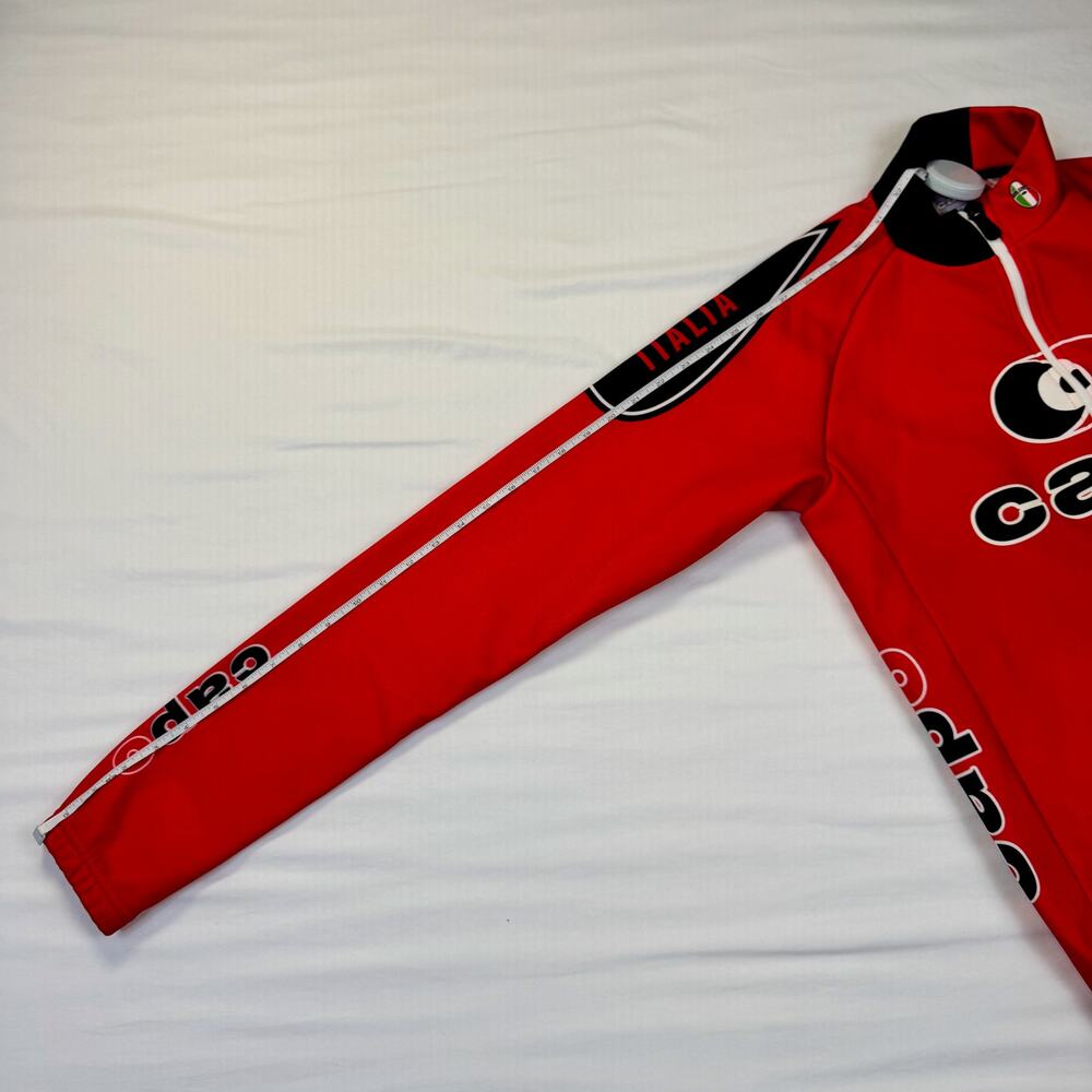 Capo Italia Cycling Jacket Red Men's Large GS Italy Road Bike Jersey Sportswear - Picture 5 of 16